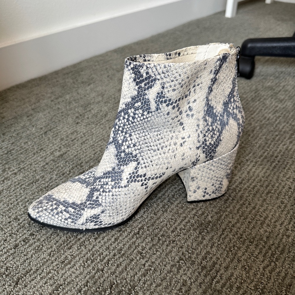 Steve Madden Julian Snakeskin Booties